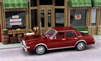 43-702 1985 Dodge Diplomat, Garnet Red