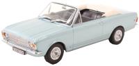 43CCC001B Ford Cortina MkII Crayford Convertible in Blue Mink (Roof Down)