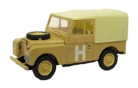 43LAN188002 Land Rover Series I with 88" Canvas, 1950s British Army Desert Camouflage