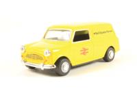 43MV011 Morris Mini Van 'Rail Express Parcels' in Yellow Livery