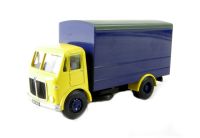 44-632 AEC Mercury 4 wheel box van in navy & yellow