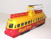 ad. livery Blackpool Brush Railcoach tramcar No.633 "Royal Mail"