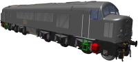 Class 44 'Peak' D6 'Whernside' in BR green with late crest