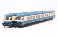 4434 Class BR 614 2-Car DMU Railcar in Turquoise and Cream of the DB