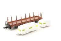 4472 Stake Wagon with 2 x Caravan Load of the DB