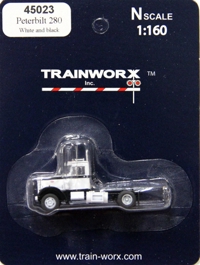 45023 Peterbilt 280 Tractor (White/Black) 45023 Peterbilt 280 Tractor (White/Black)