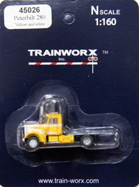 45026 Peterbilt 280 Tractor (Yellow/White) 45026 Peterbilt 280 Tractor (Yellow/White)