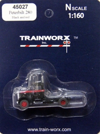 45027 Peterbilt 280 Tractor (Black/Red) 45027 Peterbilt 280 Tractor (Black/Red)