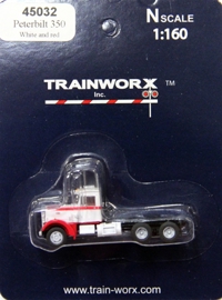 45032 Peterbilt 350 Tractor (White/Red) 45032 Peterbilt 350 Tractor (White/Red)