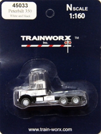 45033 Peterbilt 350 Tractor (White/Black) 45033 Peterbilt 350 Tractor (White/Black)