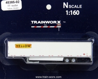 45385-03 53' Trailer with Skirting, Yellow #530138 45385-03 53' Trailer with Skirting, Yellow #530138