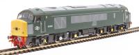 Class 45/1 'Peak' 45106 in BR railtour green with sealed beam marker lights and Tinsley depot plaques. Heljan general release.