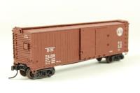 45756 40' double wood sheath boxcar of the Boston & Maine - brown 70159