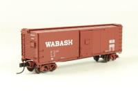 45869 40' steel rebuilt boxcar of the Wabash - brown 82309