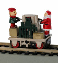 46224 Gandy Dancer Operating Handcar - Christmas