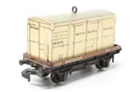 4648 13T Low Sided Wagon with Meat Container in BR Bauxite