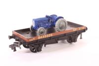 4649 13T Low Sided Wagon with Tractor in BR Bauxite