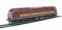 Class 47 diesel 47744 in EWS livery - weathered