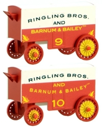 47000249 15' Closed Vintage Wagons, Ringling Bros. and Barnum & Bailey #9/10 (2-Pack) 47000249 15' Closed Vintage Wagons, Ringling Bros. and Barnum & Bailey #9/10 (2-Pack)