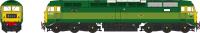 Class 47 D1969 in BR two tone green with full yellow ends - Digital sound fitted
