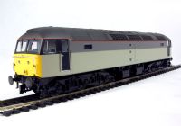 Class 47 diesel in triple grey Railfreight sector (unnumbered)