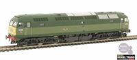 Class 47 diesel D1501 in BR 2 tone green with small yellow panel (as preserved at East Lancashire Railway) 