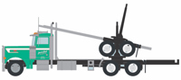 47987 Peterbilt 379 Logging Truck, Jack A. Buell 47987 Peterbilt 379 Logging Truck, Jack A. Buell