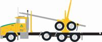48086 Kenworth T800 Logging Truck, Weyerhaeuser 48086 Kenworth T800 Logging Truck, Weyerhaeuser