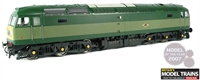 Class 47 diesel in BR 2 tone green.