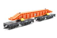 4931 MAN Flat Cars with Girder Load of the DB