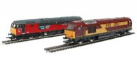 Post Twin Pack - Past & Present class 67 in EWS & class 47 in RES red