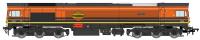 Class 59/2 59206 'John F Yeoman' in Freightliner orange