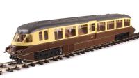 Streamlined Railcar 8 in GWR lined chocolate and cream with Twin Cities crest