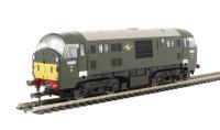 Class 22 D6316 in BR green with small yellow panels and headcode boxes