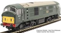 Class 21 D6151 in BR green with small yellow panels and tablet catcher