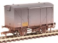 12-ton ventilated egg van in LMS grey - 511282  - weathered