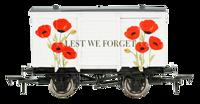 4F-011-204 7 Plank Lest We Forget Poppy - Weathered