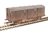 GWR 'Fruit D' van in GWR brown with G.W lettering - 2839 - weathered