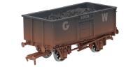16-ton steel mineral wagon in GWR grey - 18622 - weathered
