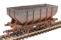 21-ton minral hopper "Liverpool Corporation" - 56 - weathered