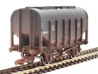 4-wheel bulk grain hopper in GWR grey - 42340 - weathered - Sold out on pre-order