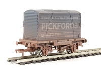 Conflat wagon and container "Pickfords" - 16305 - weathered