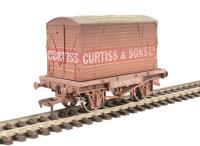 Conflat wagon and container "Curtiss & Sons Ltd" - weathered