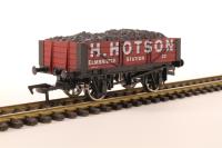 4-plank open wagon "H Hotson" with coal load - 22