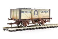 4F-051-008 5-plank open wagon "Ketton Cement" - 9 - weathered