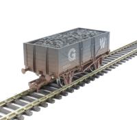 4F-051-014 5-plank open wagon in GWR grey - 25134 - weathered 