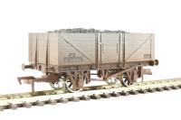 4F-051-016 5-plank open wagon in BR grey - M318256 - weathered