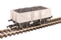 4F-051-039 5-plank open wagon in LMS grey - 404102