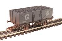 4F-051-044 5-plank open wagon in GWR grey - 25140 - weathered