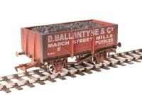 4F-051-050 5-plank open wagon "D. Ballantyne & Co." - 6 - weathered